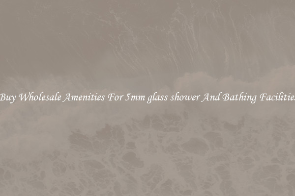 Buy Wholesale Amenities For 5mm glass shower And Bathing Facilities