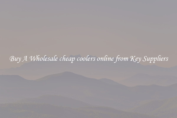 Buy A Wholesale cheap coolers online from Key Suppliers