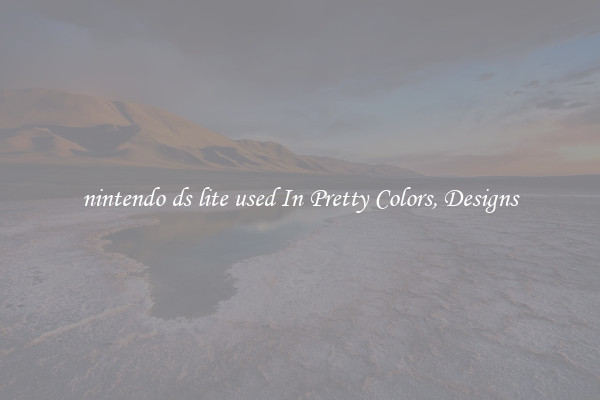 nintendo ds lite used In Pretty Colors, Designs
