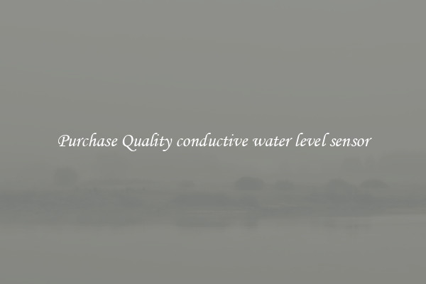 Purchase Quality conductive water level sensor