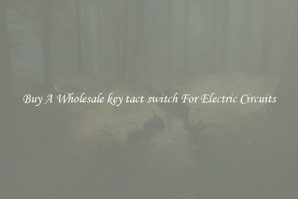 Buy A Wholesale key tact switch For Electric Circuits